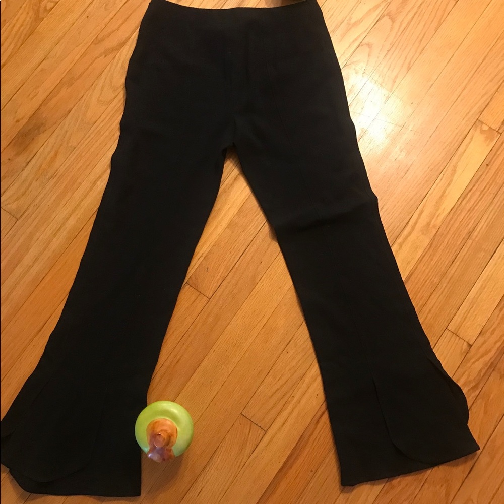 VALENTINO black pants with ruffles NEW NEVER USE